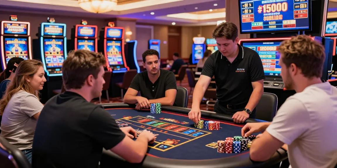 Players enjoying fun at casinos that accept credit cards with vibrant games and exciting atmosphere.