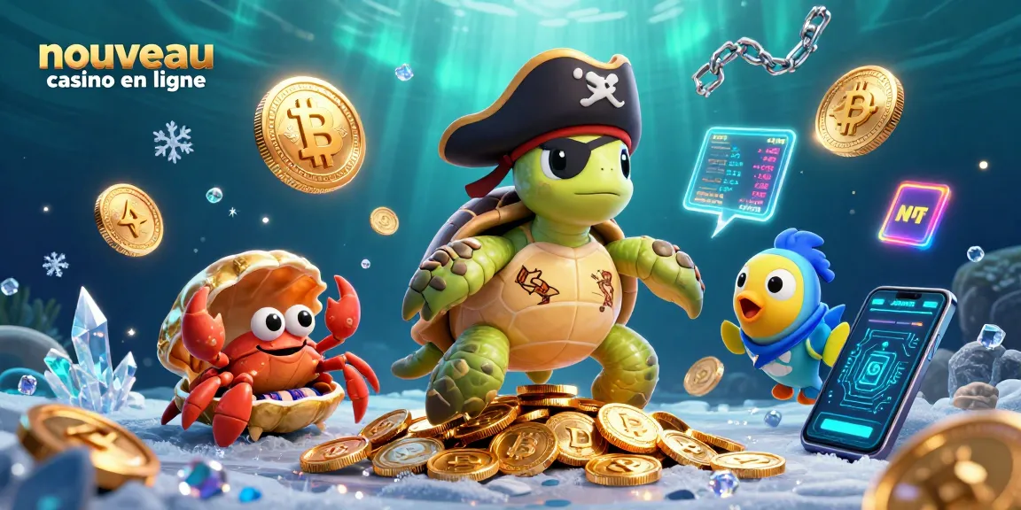Découvrez le nouveau casino en ligne avec des pièces Bitcoin et Ethereum, des rouleaux de machine à sous et un décor captivant.