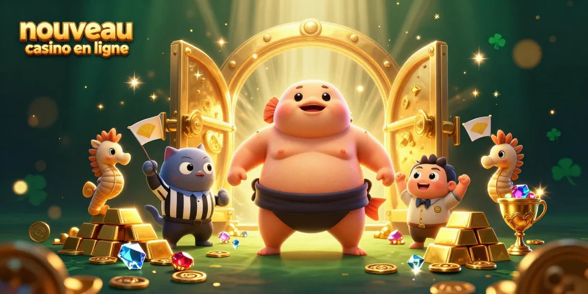 Jouez à des jeux captivants dans un nouveau casino en ligne, entouré de trésors et d'énergie festive.