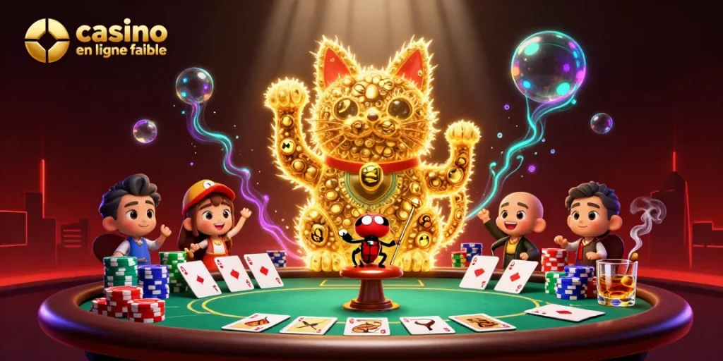 Plongée dans le monde du casino en ligne fiable avec des éléments de jeu vibrant.