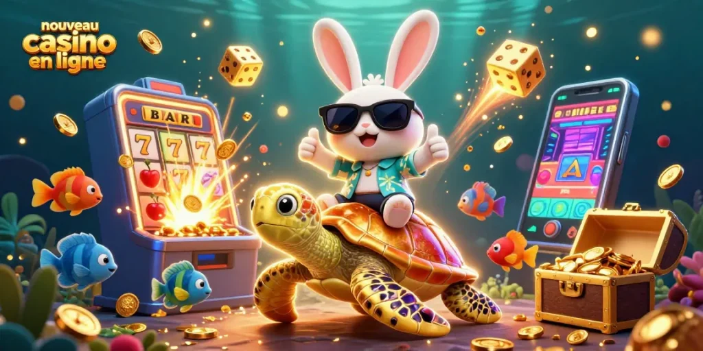 Découvrez les stratégies gagnantes au nouveau casino en ligne avec une scène dynamique de jeu.