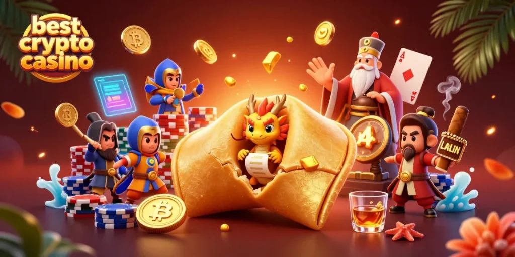 Découvrez le meilleur casino crypto avec des dragons, des pièces et des éléments de jeu excitants.